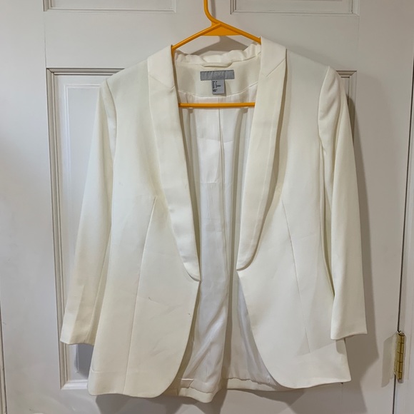 H&M CREAM BLAZER - Picture 1 of 4